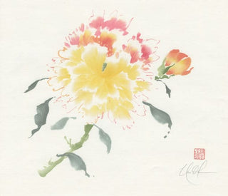 peony painting