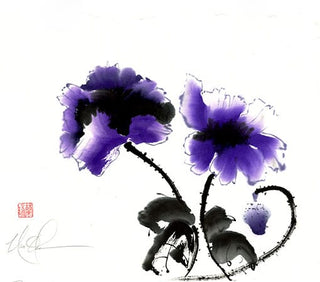 poppy painting by Nan Rae