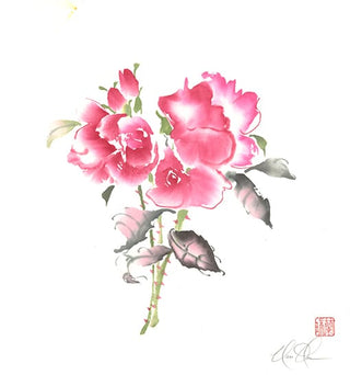 rose painting