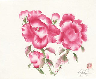 Roses painting