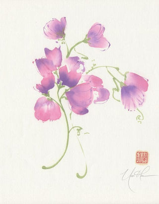 Sweet Pea Painting