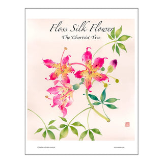 Silk Floss Flower Brush Painting Class Lesson by Nan Rae
