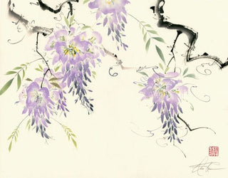 wisteria painting