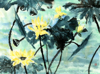 lotus painting