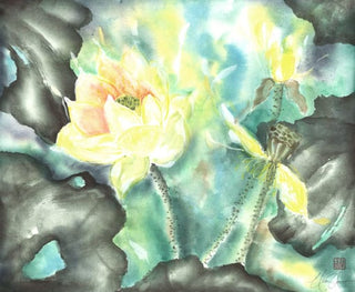 lotus painting