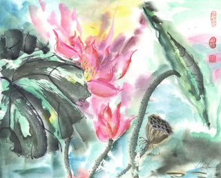 lotus painting
