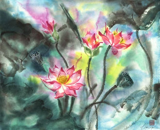 lotus painting