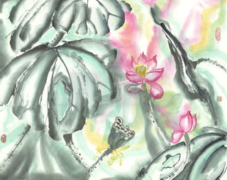 lotus painting