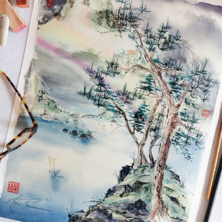 Original Landscape painting by Nan Rae